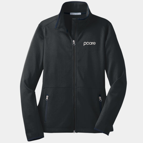 Ladies Pique Fleece Jacket Thumbnail