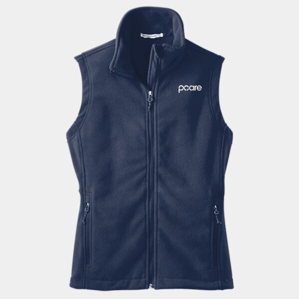 Ladies Fleece Vest, TVRC_Light Blue Thumbnail