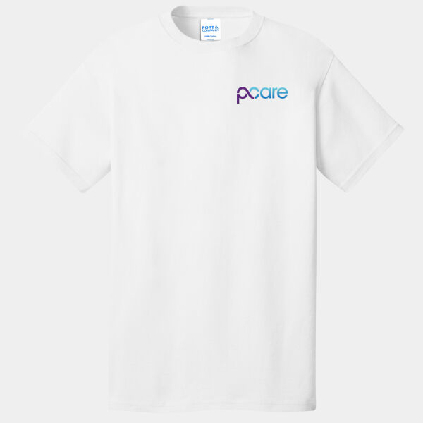  Adult T Shirt Short Sleeve, Left Chest, PCare_White   Thumbnail